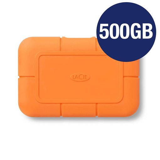 Picture of LACIE RUGGED 500GB SSD USB-C WITH RESCUE