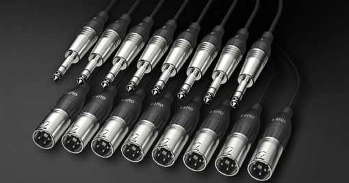 Picture of Alva Analog Multi-core cable, 8x TRS <> 8x XLR male 2m